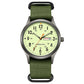 ⌚ Orologio al Quarzo da Uomo con Quadrante Luminoso | Glow al Buio e Leggibile al Sole 🌟 | Resistente all'Acqua 30 m 💧 | Cinturino in Nylon o Silicone 🎨 | 42 mm, Stile Classico 👔