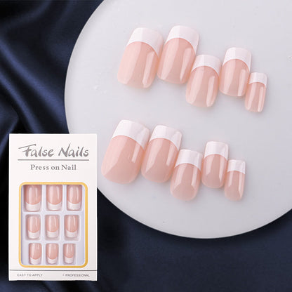 💅✨ Unghie Finte Press-On Color Pop 🌈🌸 - French Tip Colorati | Applicazione in Minuti | Set da 144/288 Pezzi | Stile Salone a Casa