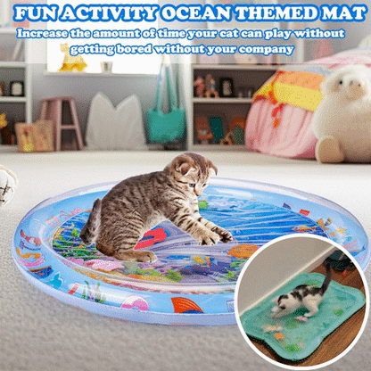 💧 Tappetino sensoriale ad acqua per animali domestici – fresco, rilassante e stimolante per il tuo pet! 🐾❄️✨