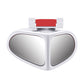 🚗 Specchietto Retrovisore Laterale HD Doppio Lato per Parcheggio – Vetro Reale, Base 360°, ABS Antiurto, Adesivo All-Weather, 10x7cm – 4 Colori, Coppia 🔍✨
