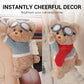❄️Offerta Estiva 50% Sconto!🧸Portafazzoletti Orso di Peluche per Auto – Simpatico Dispenser Appeso per Poggiatesta, Sedile & Interni