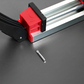 🪚Guida Lineare con Morsetto per Tagli Dritti 📏 | Profilo in Alluminio da 690 mm per Sega Circolare e Fresatrice | 2 Altezze