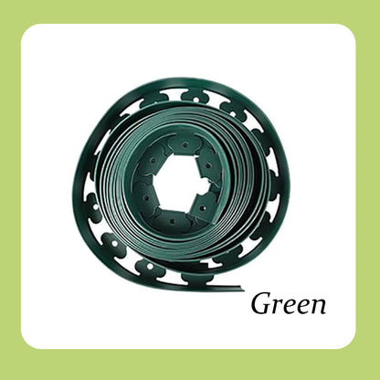 🌿🏡 Bordura da Giardino in Rotolo da 10 m con 30 Picchetti - Installazione senza Scavo | Resistente alle Intemperie | Adatta a Prati, Cortili & Aiuole | Larghezze 5/10 cm | Verde, Grigio & Marrone ✨