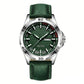 ⌚ Orologio Sportivo al Quarzo da Uomo | Quadrante Verde 3D con Effetto Luminoso 🌙 | Resistente all'Acqua 30 m 💧 | Vetro Antigraffi e Cassa in Acciaio 🛡️ | 6 Colori, Modello M895 🎨