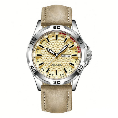 ⌚ Orologio Sportivo al Quarzo da Uomo | Quadrante Verde 3D con Effetto Luminoso 🌙 | Resistente all'Acqua 30 m 💧 | Vetro Antigraffi e Cassa in Acciaio 🛡️ | 6 Colori, Modello M895 🎨