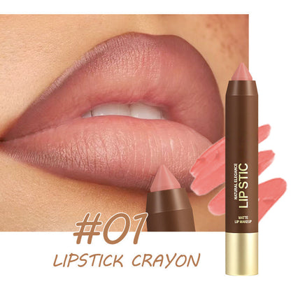 💄Matita Labbra Opaca a Lunga Tenuta  | Rossetto e Matita Contorno 2 in 1 💋 | Formula Idratante Anti-Secchezza 💧 | Punta Triangolare di Precisione 📐