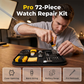 ⌚ Kit Professionale per Riparazione Orologi – Ripara, Regola & Sostituisci Cinturini e Batterie a Casa | 72/147 Pezzi | Utensili di Precisione | Custodia Inclusa 🔧✨