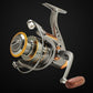 🎣 Mulinello da Pesca CNC con Bobina in Lega & Ingranaggio in Ottone 💪✨ - Lancio Ultra-Fluido | Braccio Intercambiabile | Corpo in Nylon | Taglie 1000-7000 | 50% DI SCONTO