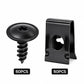 🔧 Set di Viti e Clip a U in Metallo per Auto | Fissaggio Robusto per Paraurti ⚙️ | Metallo Antiruggine e Antiurto 🛡️ | Compatibile con Viti M4/M5 🔩 | Kit da 10 a 100 Pezzi 📦