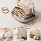 💎✨ Pochette Portagioielli con Zip & Nappa – Interno Multi-Scomparto, Fodera Morbida Anti-Graffio, Compatta & da Viaggio – 8 Colori 🌈