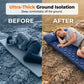 🏕️ Materassino Gonfiabile da Campeggio con Pompa a Pedale – Riposo Confortevole in Tenda & Camper | Impermeabile | Cuscino Ergonomico | Isolamento Extra-Spesso | 190 × 60 × 5 cm 💤⛰️