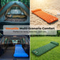 🏕️ Materassino Gonfiabile da Campeggio con Pompa a Pedale – Riposo Confortevole in Tenda & Camper | Impermeabile | Cuscino Ergonomico | Isolamento Extra-Spesso | 190 × 60 × 5 cm 💤⛰️