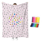 🎨 Kit Coperta da Colorare Fai da Te | Tessuto Morbido e Delicato sulla Pelle 🤗 | Pennarelli Lavabili, Si Ridisegna all'Infinito 🖍️ | Creatività e Relax per Tutta la Famiglia 🧡 | 2 Misure: 70×100 e 100×140 cm 📏
