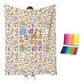 🎨 Kit Coperta da Colorare Fai da Te | Tessuto Morbido e Delicato sulla Pelle 🤗 | Pennarelli Lavabili, Si Ridisegna all'Infinito 🖍️ | Creatività e Relax per Tutta la Famiglia 🧡 | 2 Misure: 70×100 e 100×140 cm 📏
