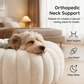 🐾 Cuccia Rotonda Ultra-Morbida Calmante per Gatti e Cani ✨🛌 - Bordo Rialzato | Imbottitura Ortopedica | Peluche Premium | 5 Colori | 6 Misure | 50% DI SCONTO
