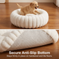 🐾 Cuccia Rotonda Ultra-Morbida Calmante per Gatti e Cani ✨🛌 - Bordo Rialzato | Imbottitura Ortopedica | Peluche Premium | 5 Colori | 6 Misure | 50% DI SCONTO
