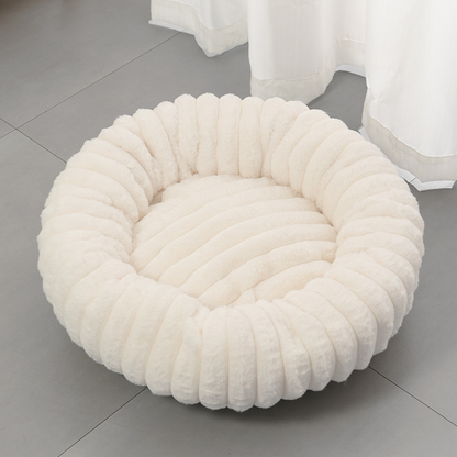 🐾 Cuccia Rotonda Ultra-Morbida Calmante per Gatti e Cani ✨🛌 - Bordo Rialzato | Imbottitura Ortopedica | Peluche Premium | 5 Colori | 6 Misure | 50% DI SCONTO