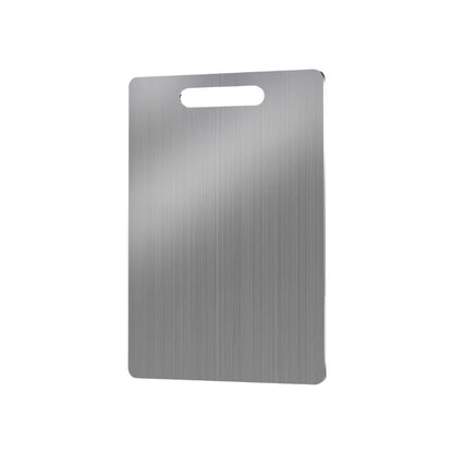 🔪 Tagliere Bifacciale in Acciaio Inox 304 | 🛡️ Antimuffa, Antibatterico e Igienico | ✨ Superficie Resistente e Facile da Pulire | 🤲 Con Maniglie Ergonomiche (Varie Misure)