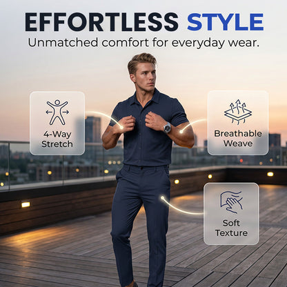 🏢🔄 OFFERTA LIMITATA 50% DI SCONTO! 👔 Completo Casual da Uomo – Design versatile & anti-piega – Dall'ufficio alla cena senza sforzo.