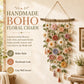 🌸✨ Decorazione Murale Boho a Uncinetto - Fiore a Cascata 🏡🧶 | Stile Cottagecore & Rustico | Fatto a Mano | Oltre 50.000 Venduti | 50% DI SCONTO 🔥
