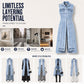 👖 Gilet Dress in Denim Senza Maniche con Spacco Alto ✨💎 - Patchwork Avant-Garde | Cotone Premium | Orlo Irregolare | 2 Colori | Taglie S-2XL | 50% DI SCONTO
