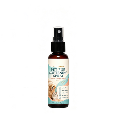 🐾 Spray Districante per Pelo di Cani e Gatti – Riduce Nodi & Staticità | Nebulizzazione Fine | Manto Morbido e Ordinato | 60 ml ✨