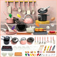 🏕️ Cucina Giocattolo a Tema Campeggio per Bambini | Pentola a Induzione Realistica con Suoni e Display 🔊 | Cibo Giocattolo Tagliabile 🔪 | ABS Sicuro e Levigato 🛡️ | da 28 a 108 Pezzi 🎁