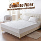 🎋🛏️Coprimaterasso Impermeabile in Fibra di Bambù – Superficie Morbida & Traspirante | Protezione TPU 100% | Elastico 360° | Lavabile in Lavatrice 💧✨