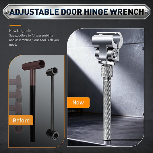 Chiave Universale Regolabile per Cerniere 🔧 | Strumento in Acciaio Inox per Allineamento Porte 🚪 | Impugnatura Ergonomica 🛠️ | Manutenzione Casa Semplificata ✨