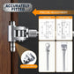 🔧 Chiave Universale Regolabile per Cerniere di Porte 🚶✨ - Acciaio Inox | Impugnatura Ergonomica | Facile da Usare | 19.5cm | Manutenzione Casa | 50% DI SCONTO