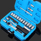🛠️ Kit di Chiavi a Bussola con Cricchetto da 29 Pezzi | Acciaio al Cromo-Vanadio | Cricchetto Reversibile per Auto, Casa e Fai da Te 🔧