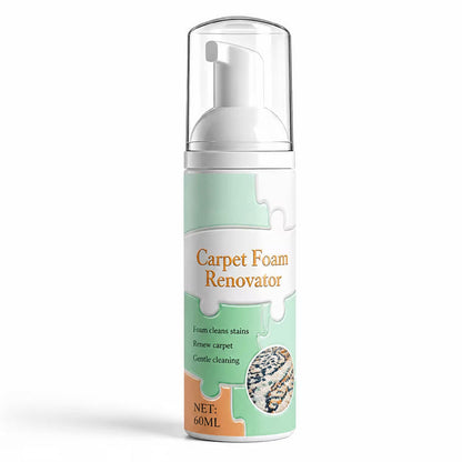 🧼✨ Smacchiatore in Schiuma per Tappeti Senza Acqua 🧹💦 - Microschiuma Profonda | Rimozione Immediata | Include Panno | 60ml | 50% DI SCONTO