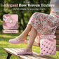 🌸 Mules da Donna Traspiranti a Punta Chiusa 👟 - Slip-On | Ultra-Leggere EVA | Fiocco Decorativo | 3 Colori | Taglia 36-41 | 50% DI SCONTO