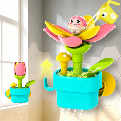 🌸💧 Giocattolo da Bagno per Neonati a Fiore Magico 🛁✨ - Attivato dall'Acqua | Privo di BPA | Bordi Arrotondati | Include Annaffiatoio | Sviluppo Sensoriale | 50% DI SCONTO