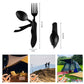 🏕️ Set Posate Multifunzione 4 in 1 Pieghevoli per Outdoor 🍴✨ - Acciaio Inox | Coltello+Forchetta+Cucchiaio+Apriscatole | 2 Colori | Campeggio & Picnic | Regalo Perfetto | 50% DI SCONTO