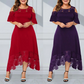 👗 Abito Elegante da Donna con Spalla Scoperta & Orlo in Pizzo ✨💃 - Tessuto Morbido & Traspirante | 4 Colori | Taglie S-4XL | Perfetto per Ogni Occasione | 50% DI SCONTO