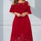 👗 Abito Elegante da Donna con Spalla Scoperta & Orlo in Pizzo ✨💃 - Tessuto Morbido & Traspirante | 4 Colori | Taglie S-4XL | Perfetto per Ogni Occasione | 50% DI SCONTO