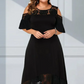 👗 Abito Elegante da Donna con Spalla Scoperta & Orlo in Pizzo ✨💃 - Tessuto Morbido & Traspirante | 4 Colori | Taglie S-4XL | Perfetto per Ogni Occasione | 50% DI SCONTO