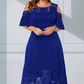 👗 Abito Elegante da Donna con Spalla Scoperta & Orlo in Pizzo ✨💃 - Tessuto Morbido & Traspirante | 4 Colori | Taglie S-4XL | Perfetto per Ogni Occasione | 50% DI SCONTO