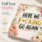 📅 Calendario da Parete Divertente 2027 per Donne ✨🌸 - Citazioni Sarcastiche | Acquerelli Eleganti | Carta Premium | Regalo Perfetto | 50.000+ Venduti | 50% DI SCONTO