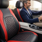 🔥🚗 Set Coprisedili Auto Universali in Ecopelle - 9 Pezzi ✨ | Motivo Trapuntato | Compatibile Airbag | 6 Colori | 60% DI SCONTO