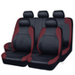 🔥🚗 Set Coprisedili Auto Universali in Ecopelle - 9 Pezzi ✨ | Motivo Trapuntato | Compatibile Airbag | 6 Colori | 60% DI SCONTO