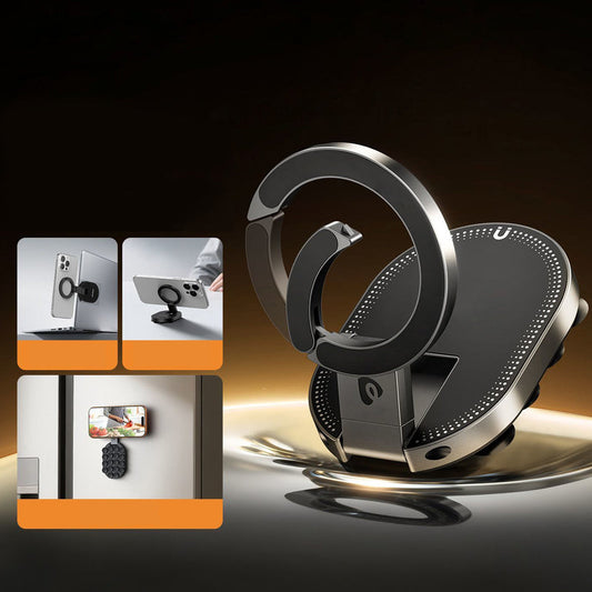 📱 Supporto Magnetico e a Ventosa 3 in 1 per Telefono 🔄✨ - Rotazione 360° | Inclinazione 180° | 18 Ventose | Pieghevole | Auto/Scrivania/Cucina | 50% DI SCONTO