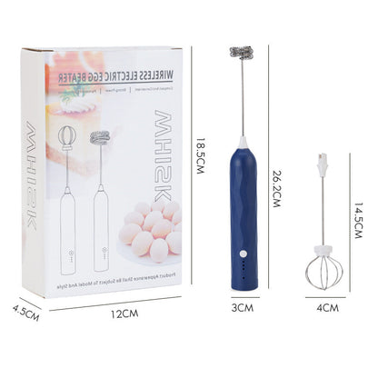 ☕ Montalatte Elettrico Portatile con 3 Velocità Regolabili ✨🥛 - 2 Fruste Intercambiabili | Ricarica USB | Acciaio Inox 304 | 4 Colori | Silenzioso | 50% DI SCONTO