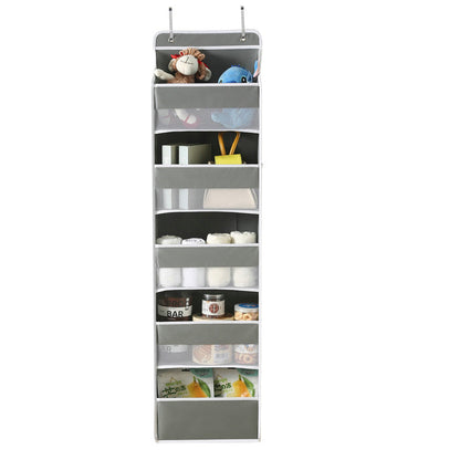 🏠 Organizzatore da Appendere a 5 Ripiani di Grande Capacità 🧹✨ - Tasche in Rete | Struttura Rinforzata | Tessuto Premium | 8 Colori | Armadio & Porta | 50% DI SCONTO