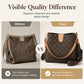 👜 Borsa Secchiello Donna con Monogramma Vintage in Ecopelle ✨🌙 - Interno Spazioso | Tracolla Regolabile | Resistente all’Acqua | 2 Colori | Dal Giorno alla Notte | 50% DI SCONTO