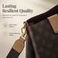 👜 Borsa Secchiello Donna con Monogramma Vintage in Ecopelle ✨🌙 - Interno Spazioso | Tracolla Regolabile | Resistente all’Acqua | 2 Colori | Dal Giorno alla Notte | 50% DI SCONTO