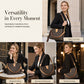 👜 Borsa Secchiello Donna con Monogramma Vintage in Ecopelle ✨🌙 - Interno Spazioso | Tracolla Regolabile | Resistente all’Acqua | 2 Colori | Dal Giorno alla Notte | 50% DI SCONTO