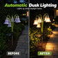 🌷 Lampade Solari a Fiore per Giardino 💡🌟 - Accensione Automatica | Impermeabile IP44 | 12-16h Autonomia | 4 Colori | 40% DI SCONTO 🔥