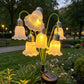 🌷 Lampade Solari a Fiore per Giardino 💡🌟 - Accensione Automatica | Impermeabile IP44 | 12-16h Autonomia | 4 Colori | 40% DI SCONTO 🔥